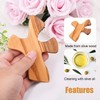 Wooden Holding Cross, 13 cm, Natural Olive Wood Hand Cross,