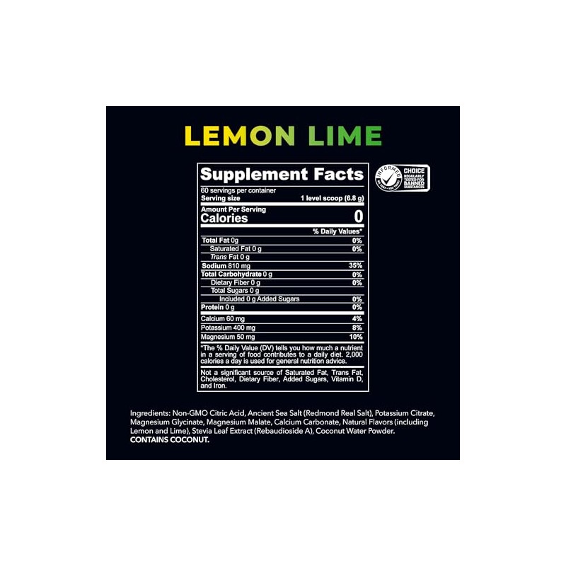 REDMOND Re-Lyte Electrolyte Drink Mix (Lemon Lime)
