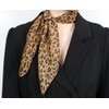 Eohak Women-Leopard-Print-Scarf Lightweight Chiffon Square Scarfs for Spring Summer Season