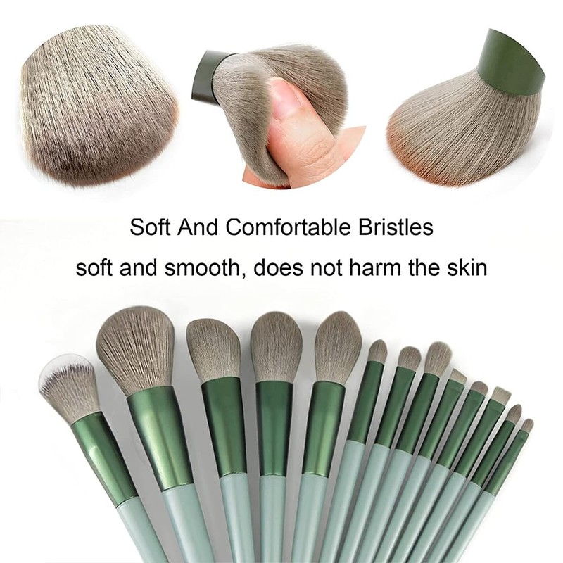 SJBAUTYO 13 Piece Make Up Brush Set, Professional Makeup Brushes,