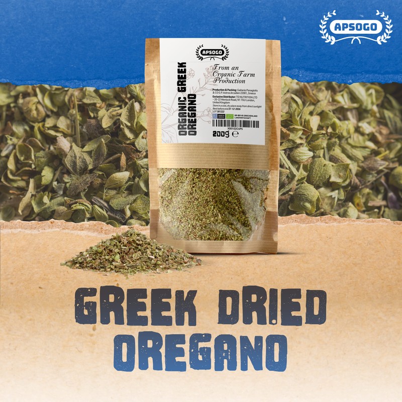 Apsogo Oregano - Organic Dried Oregano produced in Greece -