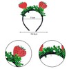 UNVOJL 2pcs Strawberry Headbands Lovely Hair Hoop Headdress Hawaiian Styles