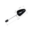 OHEETU 2 Pairs Black Plastic Adjustable Shoe Trees With Tension