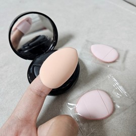 1P Mini Portable Finger Puff Makeup Tool Makeup 15ea