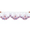 Simhomsen Embroidered Decorative July 4th Holiday Patriotic Window Valance for