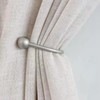 Gripebao 4 Pack Curtain Drapery Holdbacks, Metal Tieback Hooks, Window