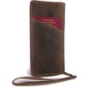 Visconti Wing Unisex Hunter Leather Travel Wallet for Passport ID
