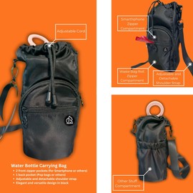 Petzio World Portable Dog Water Bottle & Collapsible Dog Bowl Set – No-Spill, Travel-Friendly Puppy Essentials for Food & Water – Durable Dispenser for Outdoor Adventures (Aqua)