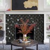 Elephantile 5 Sheets Black Tiles Metal Mosaic Wall Backsplash Tile