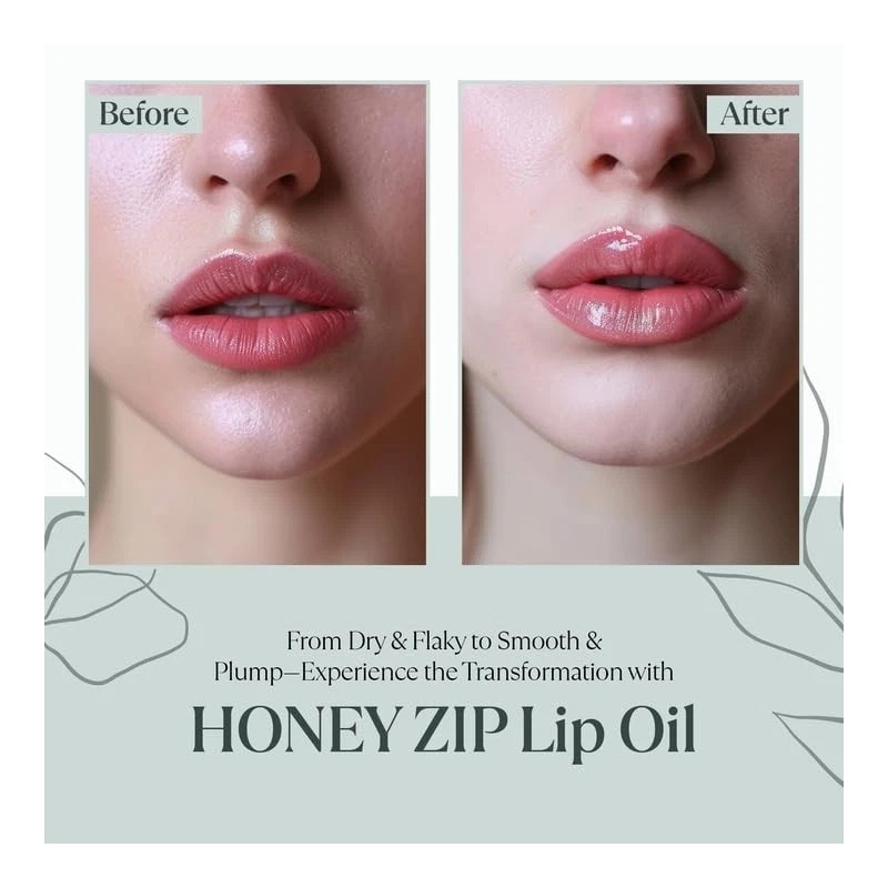 Honey Zip Lip Oil Korean Moisturizing Lip Gloss Agave Lip