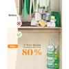 Purse Hanger for Closet, 360 Degree Purse Organizer with 10