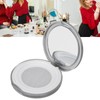 Refillable loose powder box to prevent leakage of travel powder