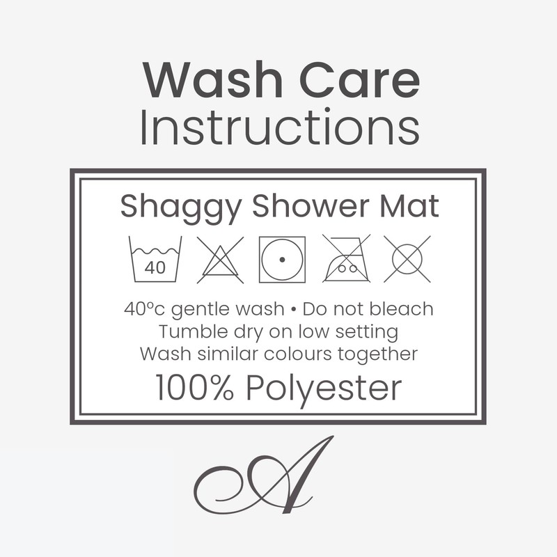 Odyssey Deep Pile Shaggy Non Slip Bath Mat 40 x
