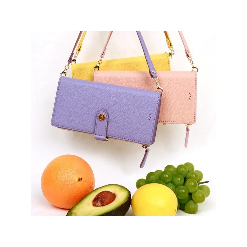 Designskin (신세계김해점)( 대형 ) 슬림 지퍼포켓 월렛플러스-오플/민트 ITM18907 Shinsegae Gimhae