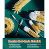 9-Pack Thin Long Handle Bottle Brushes with Boar Bristle &