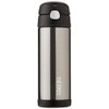 Thermos FUNtainer Vacuum Insulated Drink Bottle, 470ml, Charcoal, F4023CH6AUS