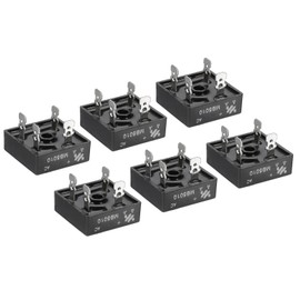 PATIKIL MB50-10 Rectifier Diode, 6 Pcs Bridge Rectifier 50A 1000V Electronic Silicon Diodes for Converting AC Power to DC Power, Black