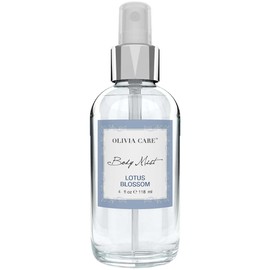 Body Mist Spray By Olivia Care - Made with Natural Lotus Blossom Fragrance Scent - Refreshing, Soothing, Cooling, Moisturizing & Hydrating - Eliminate Body Odor with Fresh Floral Aroma - 4 FL OZ