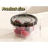 6-Pack 16 Oz Airtight Food Storage Containers with Twist Top