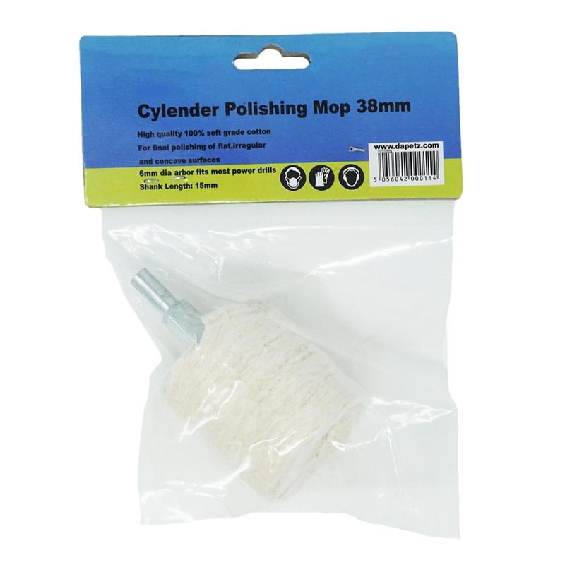 Dapetz ® 38mm Cylinder Polishing Mops Buffing & Polishing for
