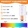 Wadoy Microwave Light Bulb Compatible with LG, Frigidaire, Kenmore, Whirlpool,
