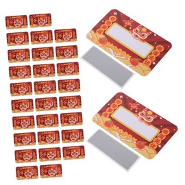 Kisangel 30pcs Lunar Year Scratch Off Cards Fun Prize Game for Family Interaction Celebratory Cartoon Design for Engaging Year Celebrations Present