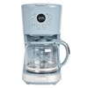 Haden Brighton Coffee Machine, 12 Cup Programmable Drip Coffee Maker