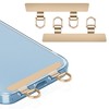 ZXZone Metal Phone Tether Tab, Double Buckle, Anti-Scratch, Metal PhonePatch,