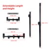 Extending Bank Stick Carp Fishing Adjustable Aluminum Bankstick Pole Rest