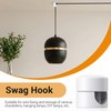 4pcs Swag Hooks for Ceiling Lights, White Pendant Light Hanging