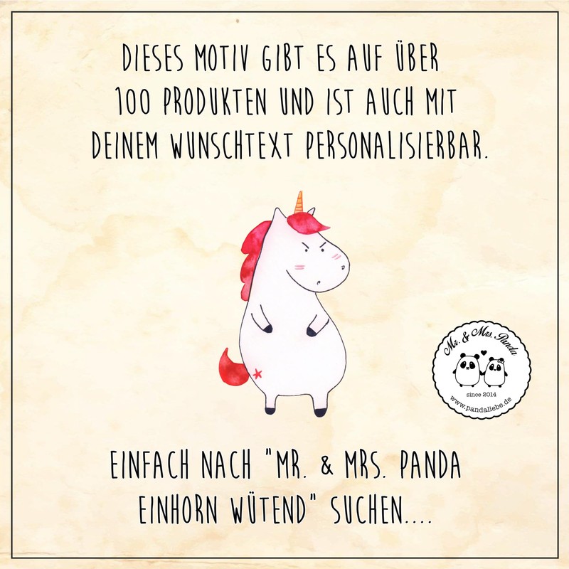 Parent-New Mr. & Mrs. Panda Toiletry Bag Unicorn Angry, red,