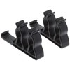 ERNST 3/8-Inch Side Mount Ratchet and Extension Holder, Black