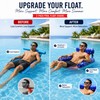 2-Pack American Flag Pool Floats for Adults – Inflatable Lounge