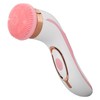 Electronic Facial Brush Reduce Fatigue Silicone Head Jadestone Roller Massaging