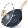 GiPP Ceramic Nonstick Deep Frying Pan Skillet, 12" Saute Pan