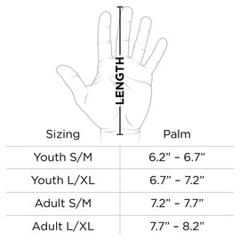 Cutters Football Glove Game Day Receiver. Silicone Grip Glove for Receivers. Adult and Youth Sizes, Black Topography, Youth - Large/x-Large