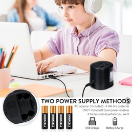 Eagle Double Blade Pencil Sharpener for 6-8mm and 9-12mm Pencils (Black)