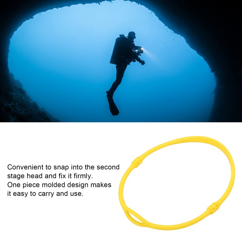 Silicone Regulator Necklace Scuba Diving Regulator Necklace Holder Diving Accessories