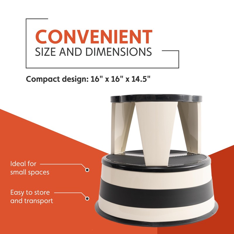 Cramer Kik Step Steel Step Stool - Two Step Stool,