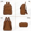 RAINSMORE Backpack Purse for Women Fashion Leather Backpack Designer Ladies