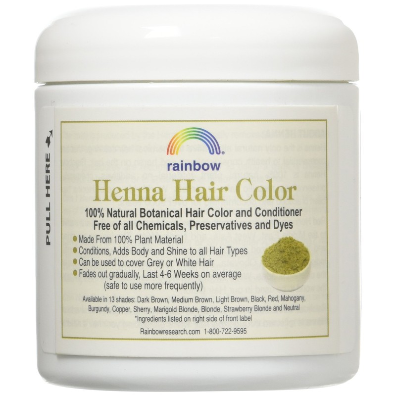 Henna (Persian) - Med Brown (Chestnut), 4 oz (pack of