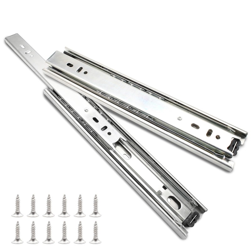 Dijedev 10 Inch Full Extension Ball Bearing Drawer Slides, 1
