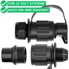 3-Pin Plug and Socket Set, Hard Plastic Housing, 3-Pin Plug