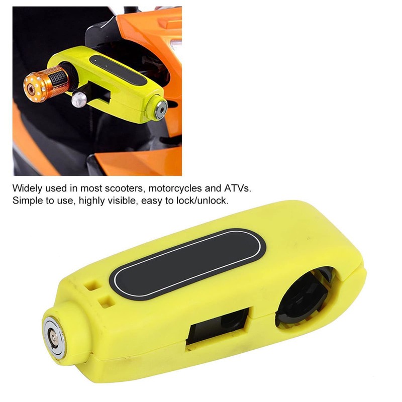 Motorcycle Handlebar Lock, Anti-Theft, Security Lock, Universal Handle Lock with