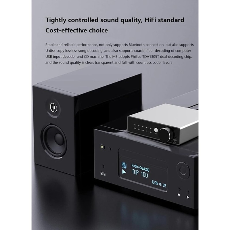Snblzhef Lossless Digital Audio Decoder Bluetooth 5.3 Audio Receiver TDA1305T