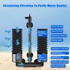Fish Tank Pneumatic Filter Small Aquarium Mini Suction Toilet Grass