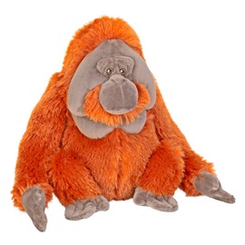 Wild Republic Cuddlekins Eco Orangutan Male, Stuffed Animal, 12 Inch, Plush Toy, Ecofriendly