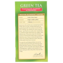 Twinings Green, Pomegranate, Raspberry, and Strawberry Bagged Tea, 80 Count (Pack of 4)