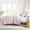 HORIMOTE HOME HORIMOTE HOME Pink Ruffled Quilt Twin Size, Stone-Washed