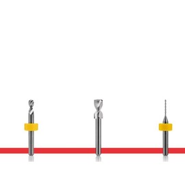Drill bit with 3 mm shaft - d 6 mm, D 3 mm, SL 12 mm, GL 38 mm